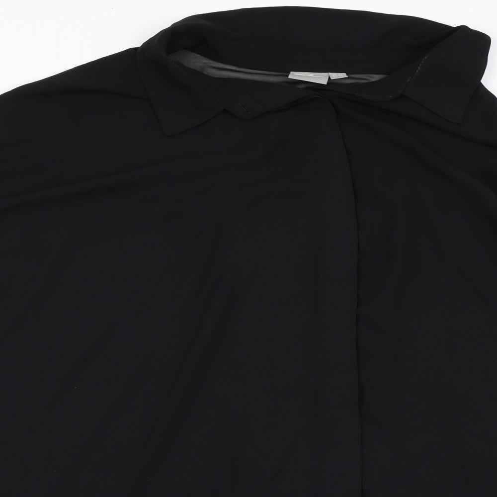 ASOS Womens Black   Basic Button-Up Size 26