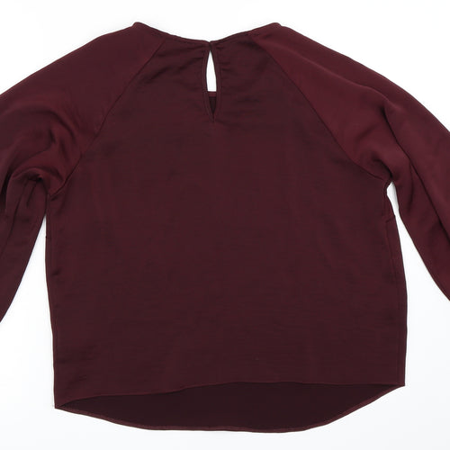 New Look Womens Purple   Basic Blouse Size 12
