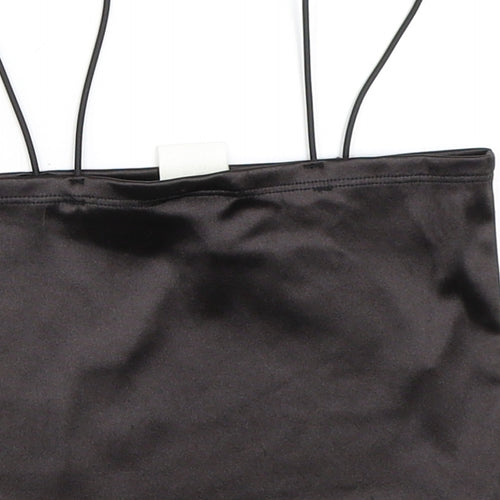 H&M Womens Black   Cropped Blouse Size XS