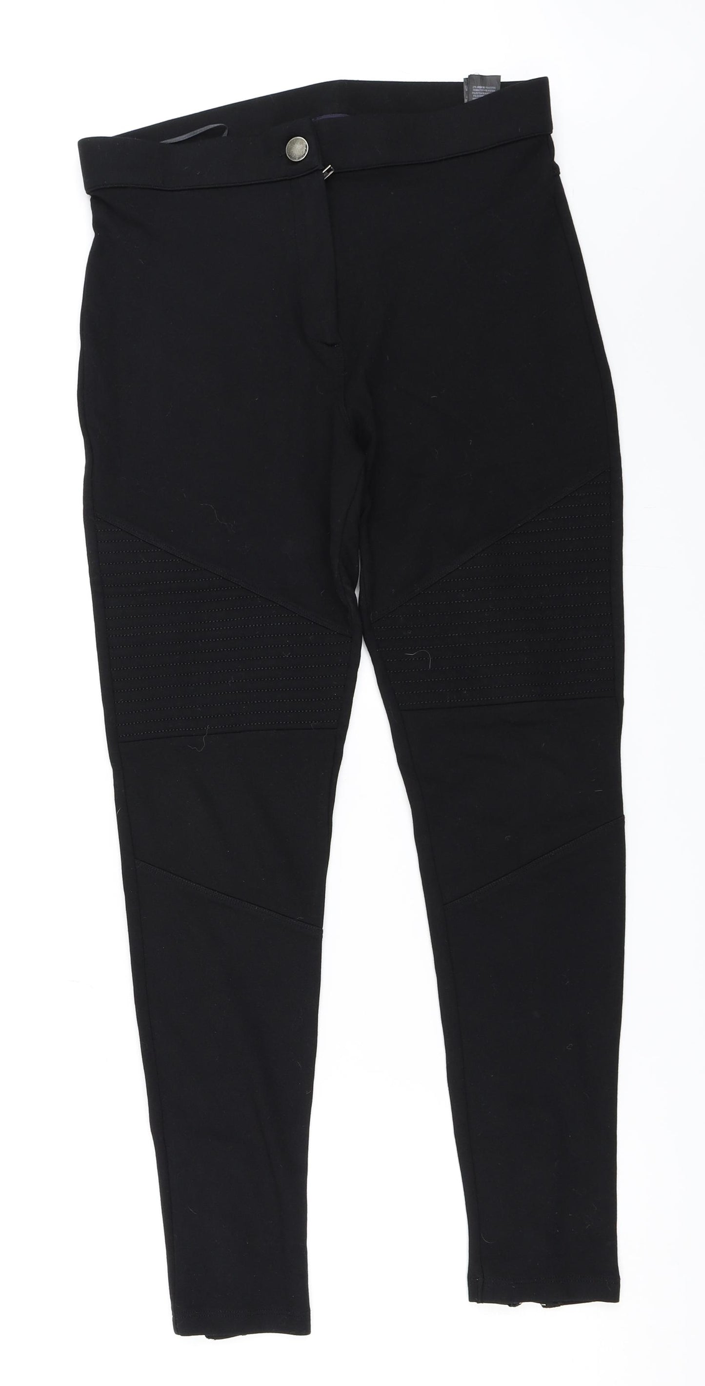 Marks and Spencer Womens Black   Carrot Trousers Size 12 L28 in