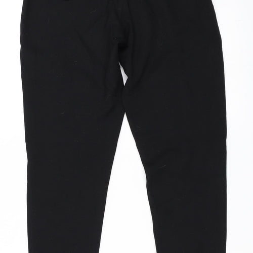 Marks and Spencer Womens Black   Carrot Trousers Size 12 L28 in