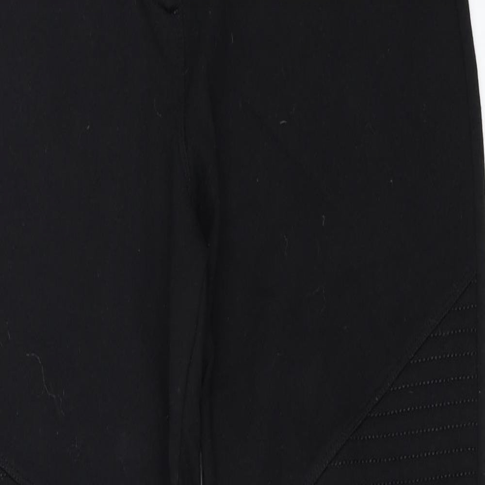 Marks and Spencer Womens Black   Carrot Trousers Size 12 L28 in