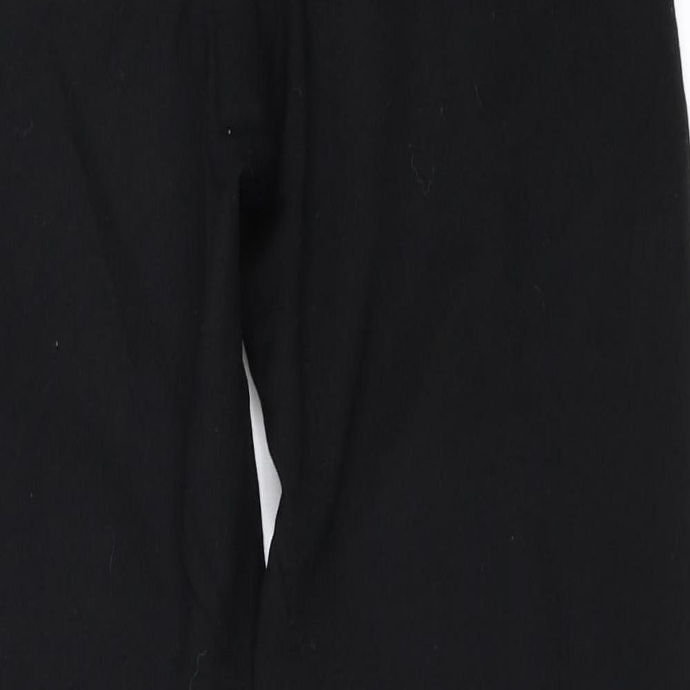 Marks and Spencer Womens Black   Carrot Trousers Size 12 L28 in