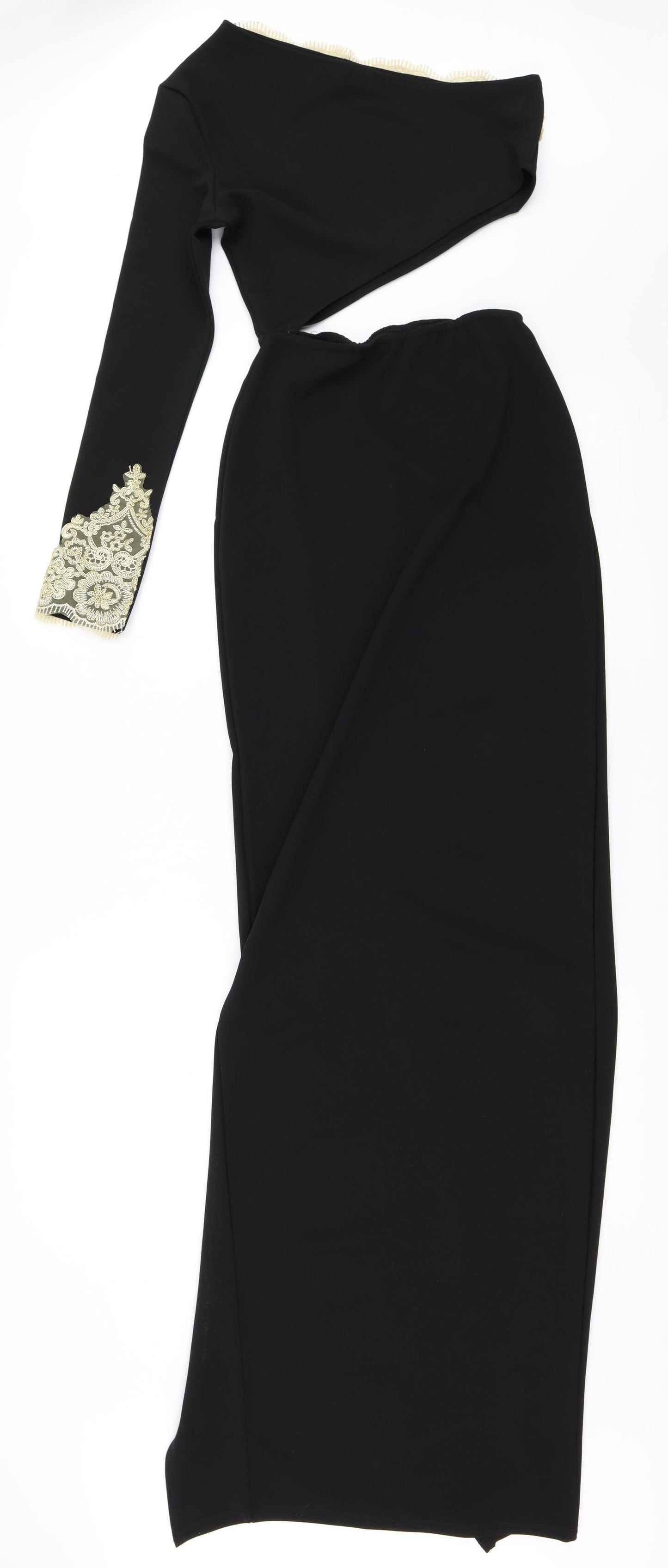 PRETTYLITTLETHING Womens Black   Maxi  Size 8