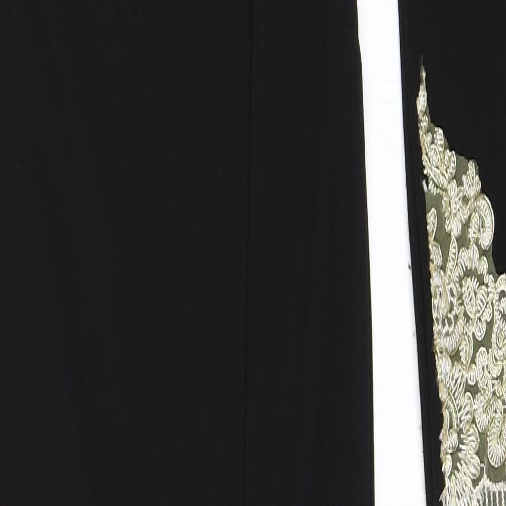 PRETTYLITTLETHING Womens Black   Maxi  Size 8