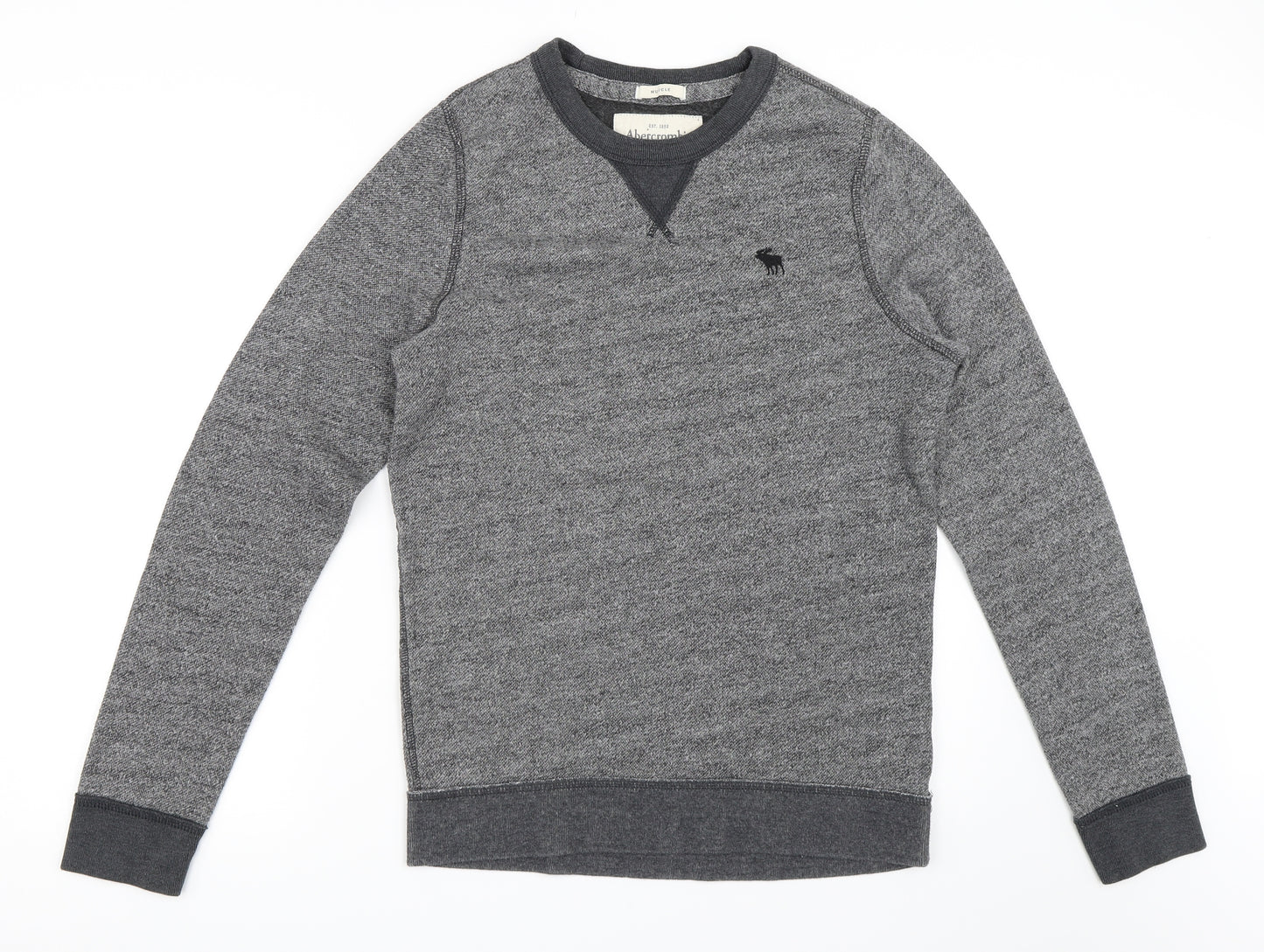 Abercrombie & Fitch Mens Grey   Pullover Sweatshirt Size S