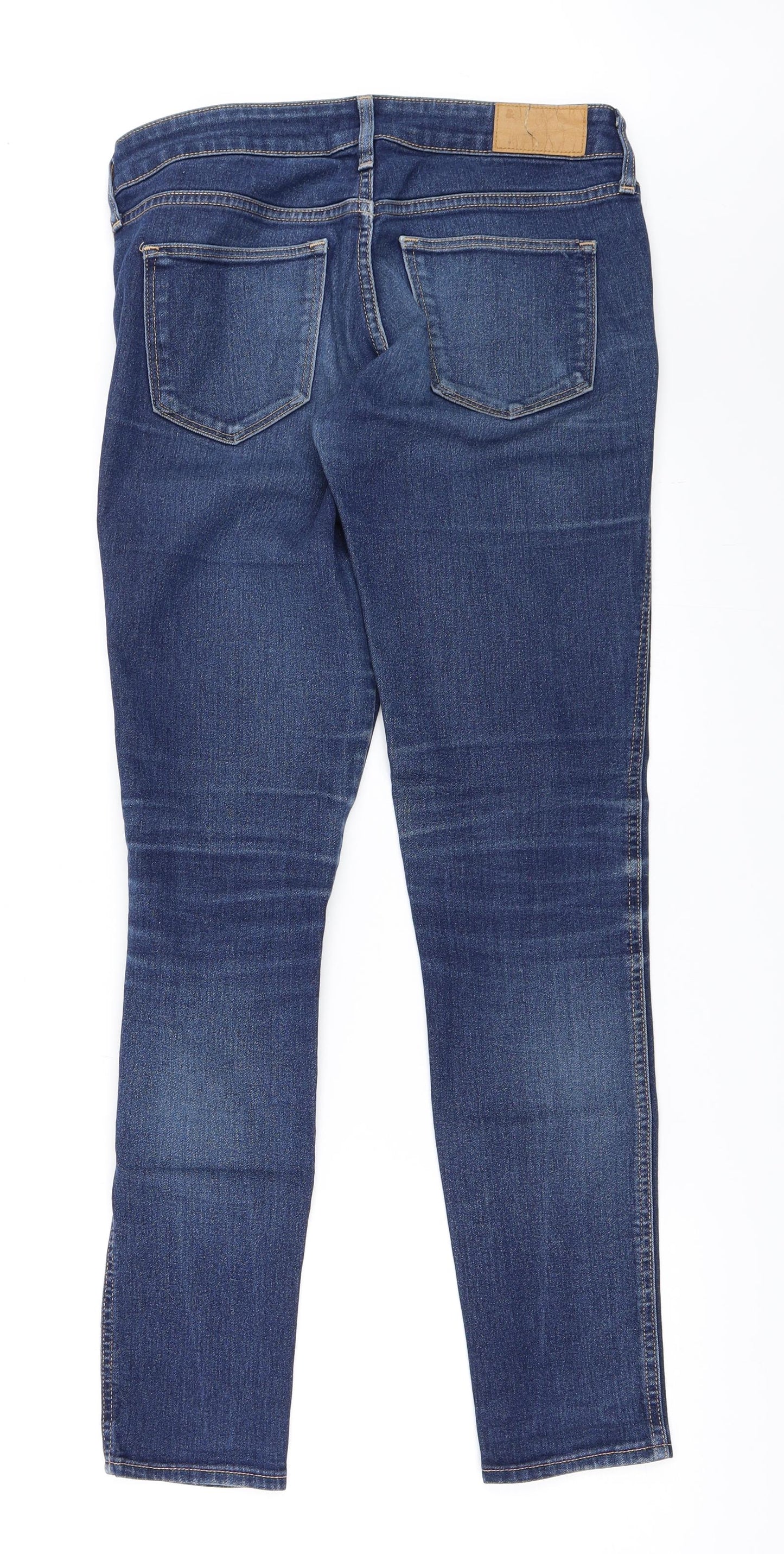 H&M Womens Blue  Denim Skinny Jeans Size 27 in L32 in
