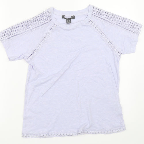 Primark Womens Purple   Basic T-Shirt Size 8