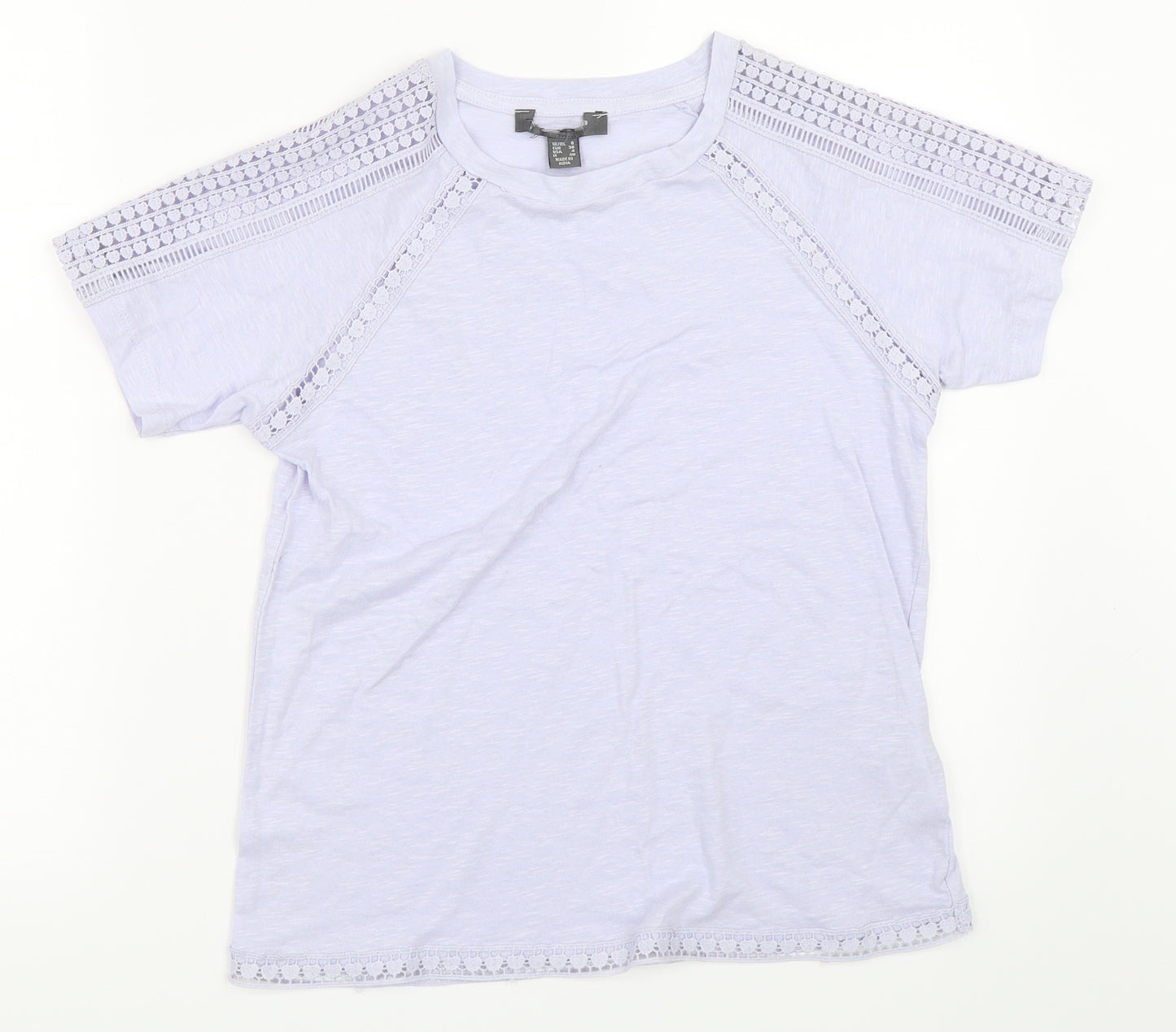 Primark Womens Purple   Basic T-Shirt Size 8