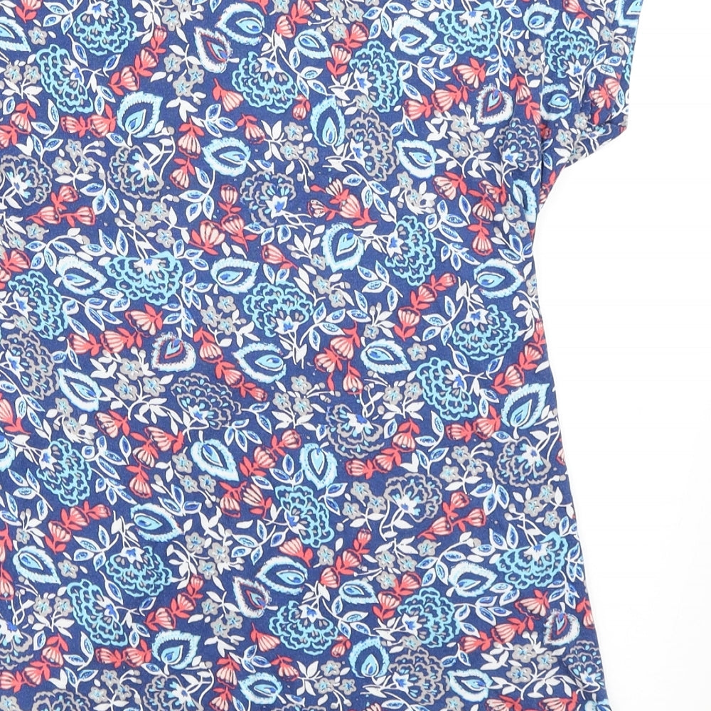 Monsoon Womens Blue   Basic T-Shirt Size 8