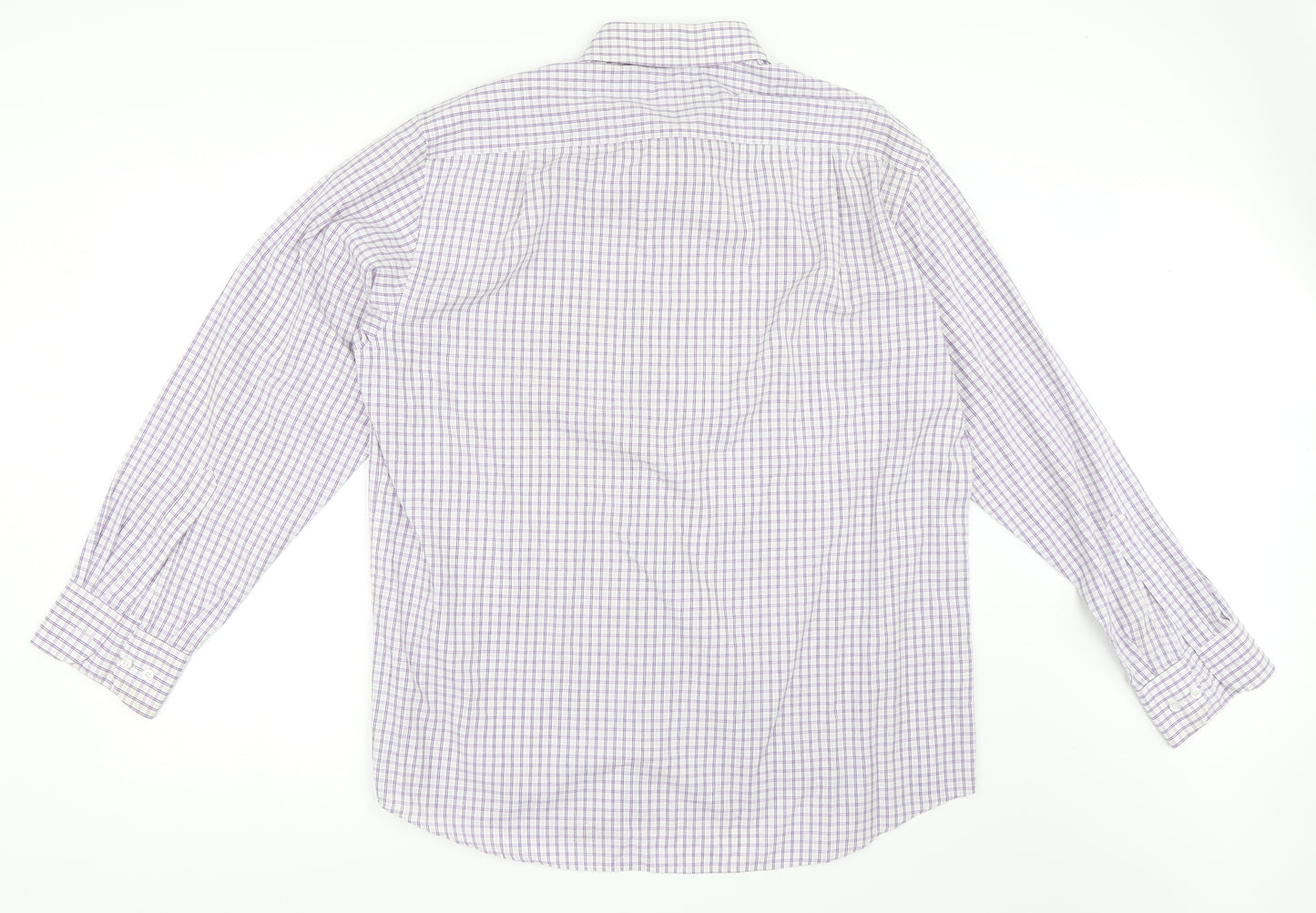 Marks and Spencer Mens Purple    Dress Shirt Size 16.5