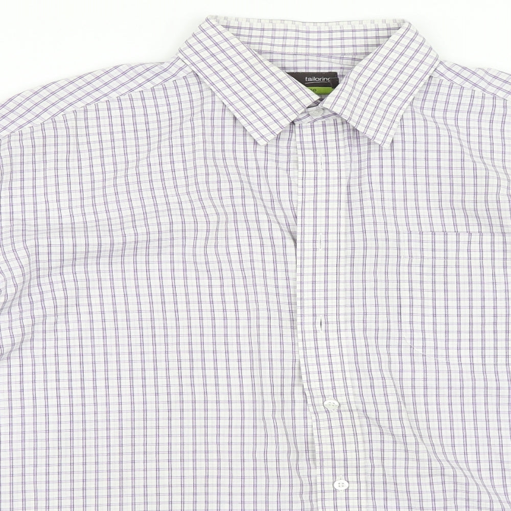 Marks and Spencer Mens Purple    Dress Shirt Size 16.5