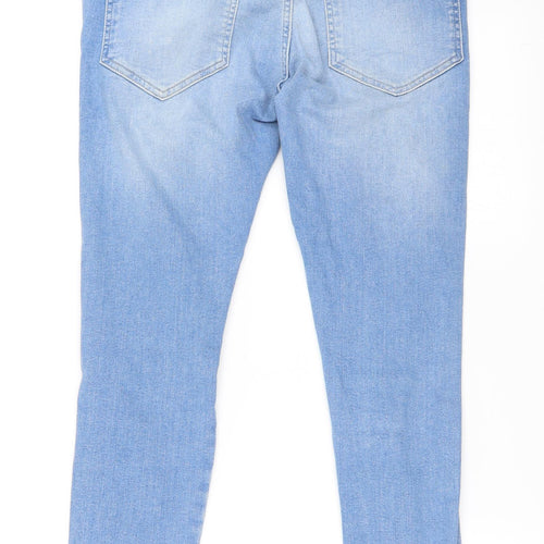 SikSilk Mens Blue  Denim Skinny Jeans Size M L28 in