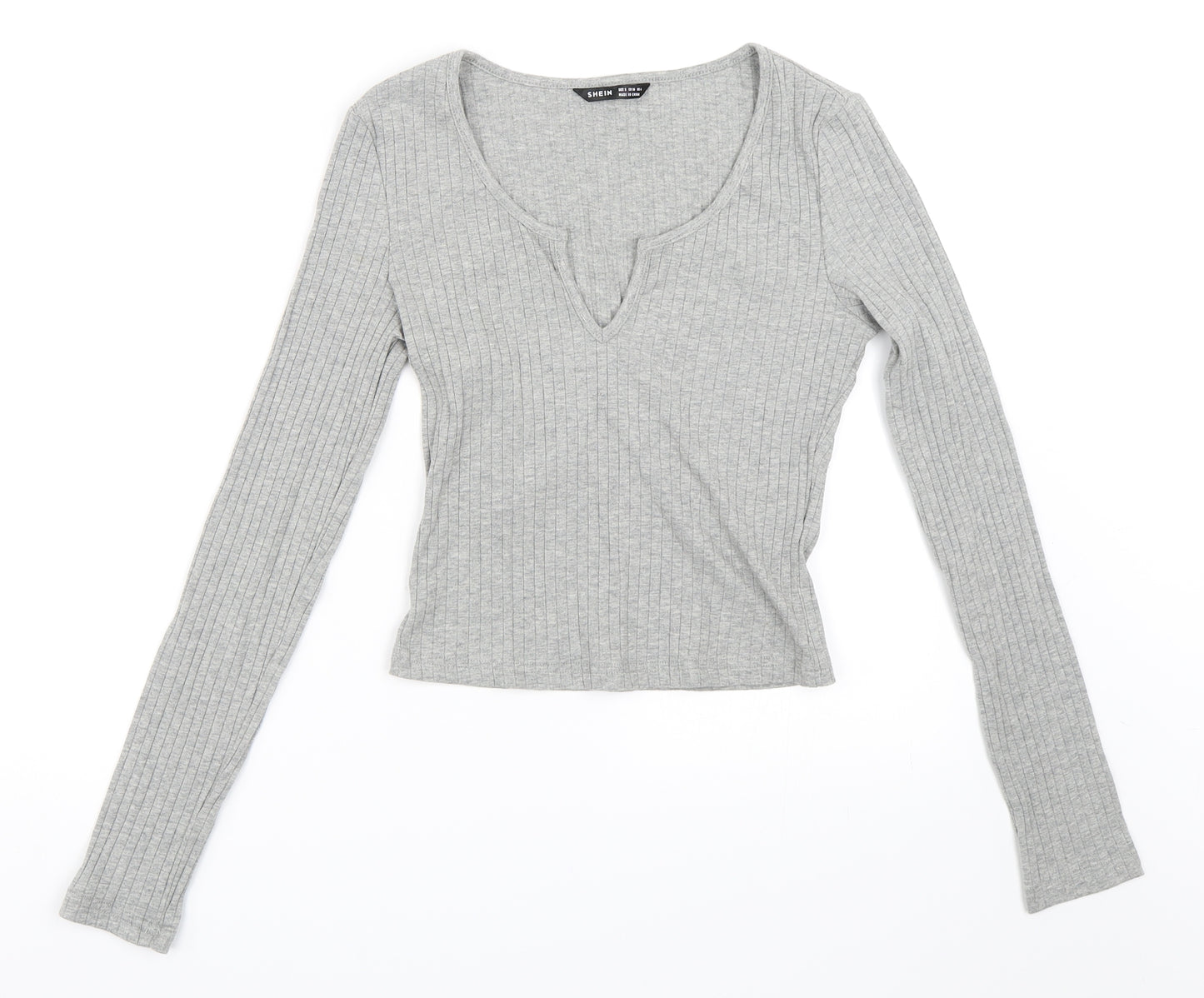 SheIn Womens Grey   Basic T-Shirt Size S