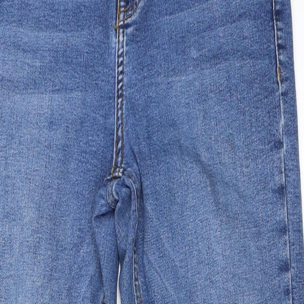 Topshop Womens Blue  Denim Skinny Jeans Size 28 in L28 in