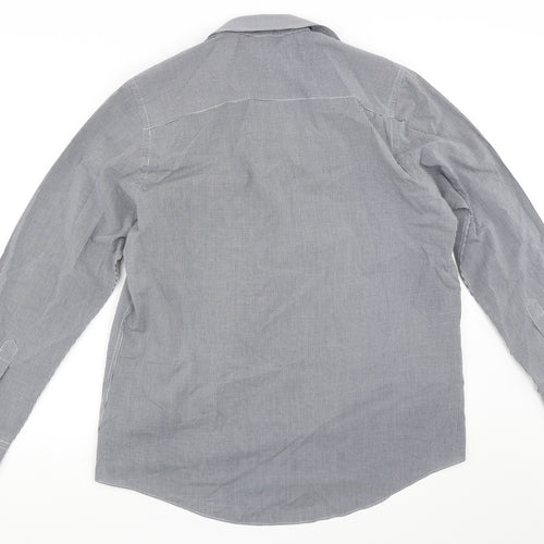 TU Mens Blue    Button-Up Size 16.5