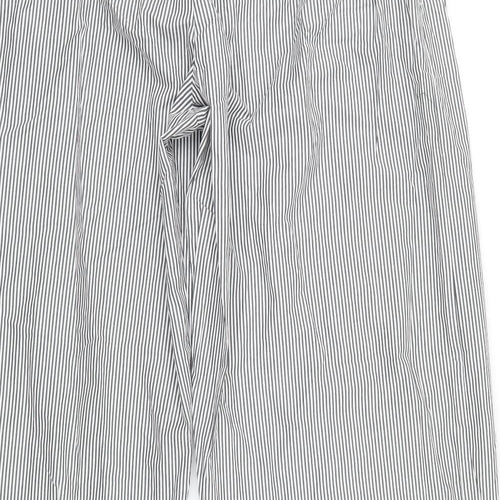 ASOS Womens Grey Striped  Trousers  Size 14 L27.5 in