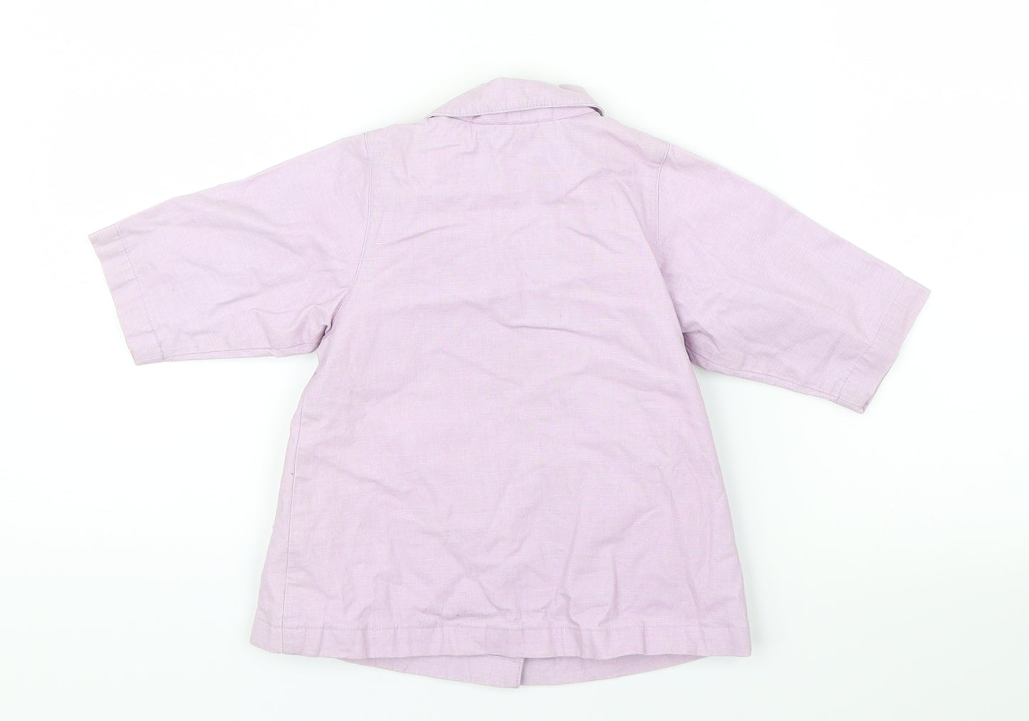 Marks and Spencer Girls Purple   Jacket Coat Size 3-6 Months
