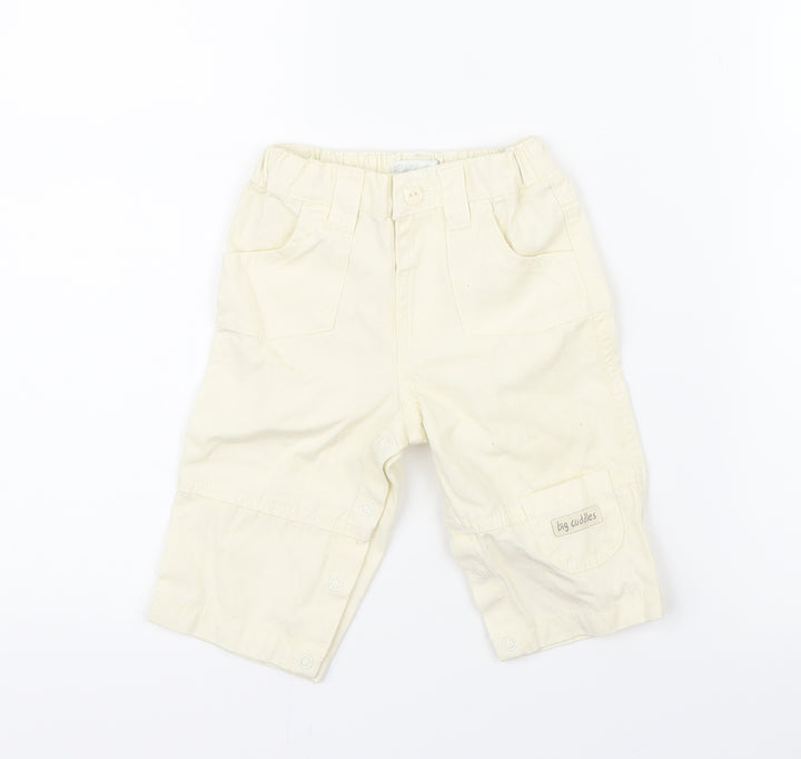 Bebe Cool Boys Ivory   Capri Trousers Size 3-6 Months