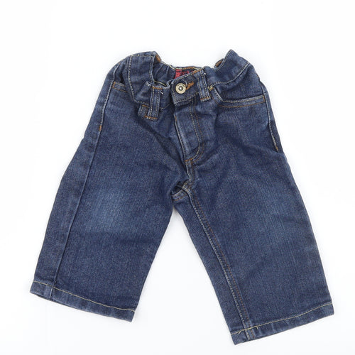 George Boys Blue  Denim Capri Jeans Size 9-12 Months