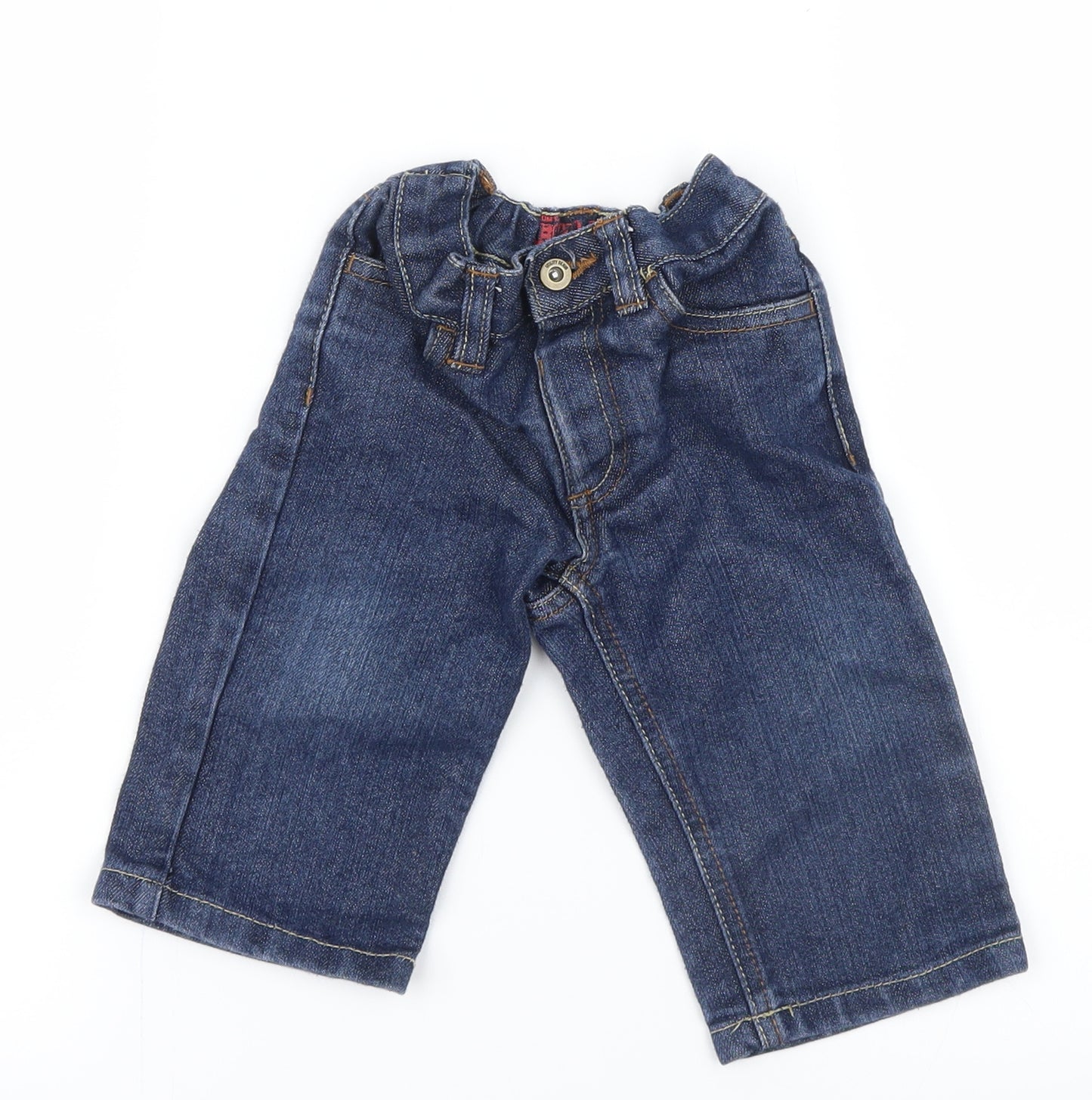 George Boys Blue  Denim Capri Jeans Size 9-12 Months