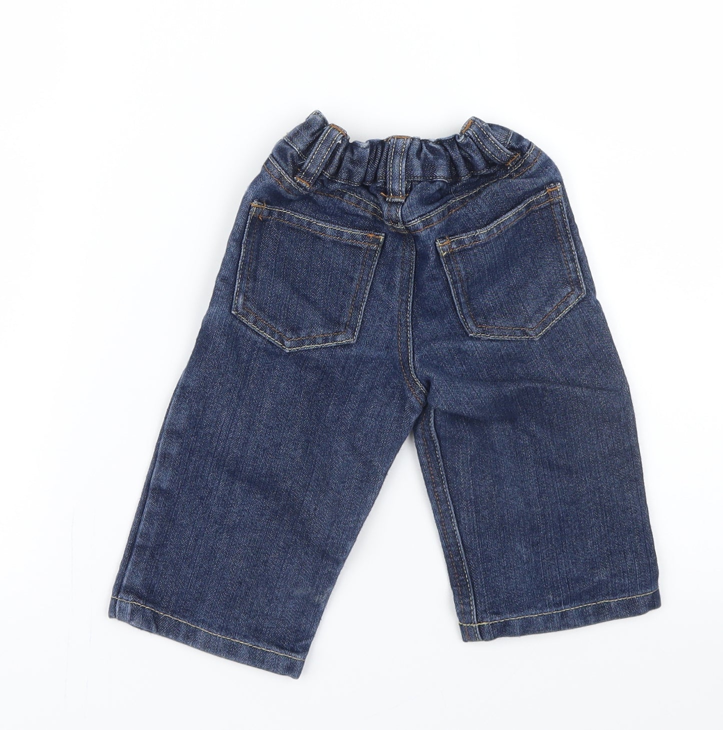 George Boys Blue  Denim Capri Jeans Size 9-12 Months