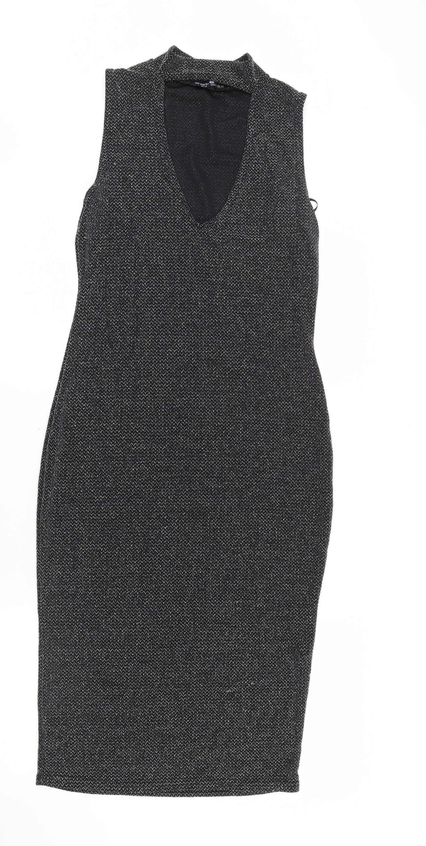 Select Womens Silver   Bodycon  Size 12