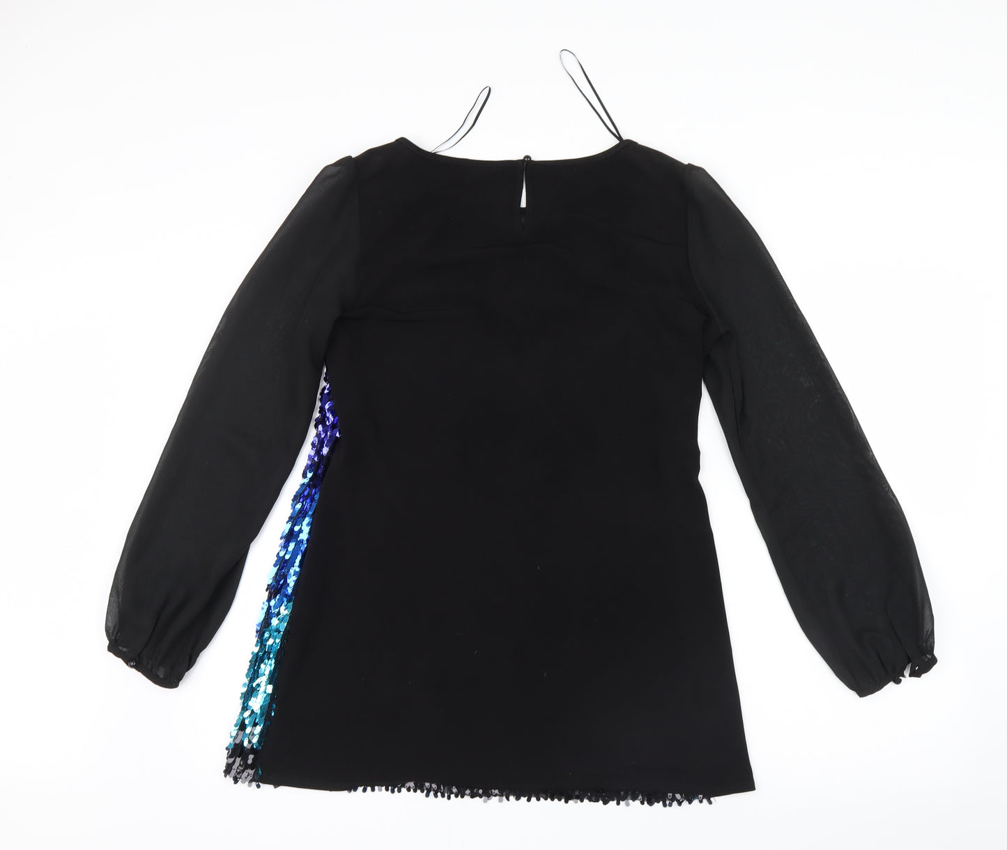 M&Co Womens Blue   Basic Blouse Size 10