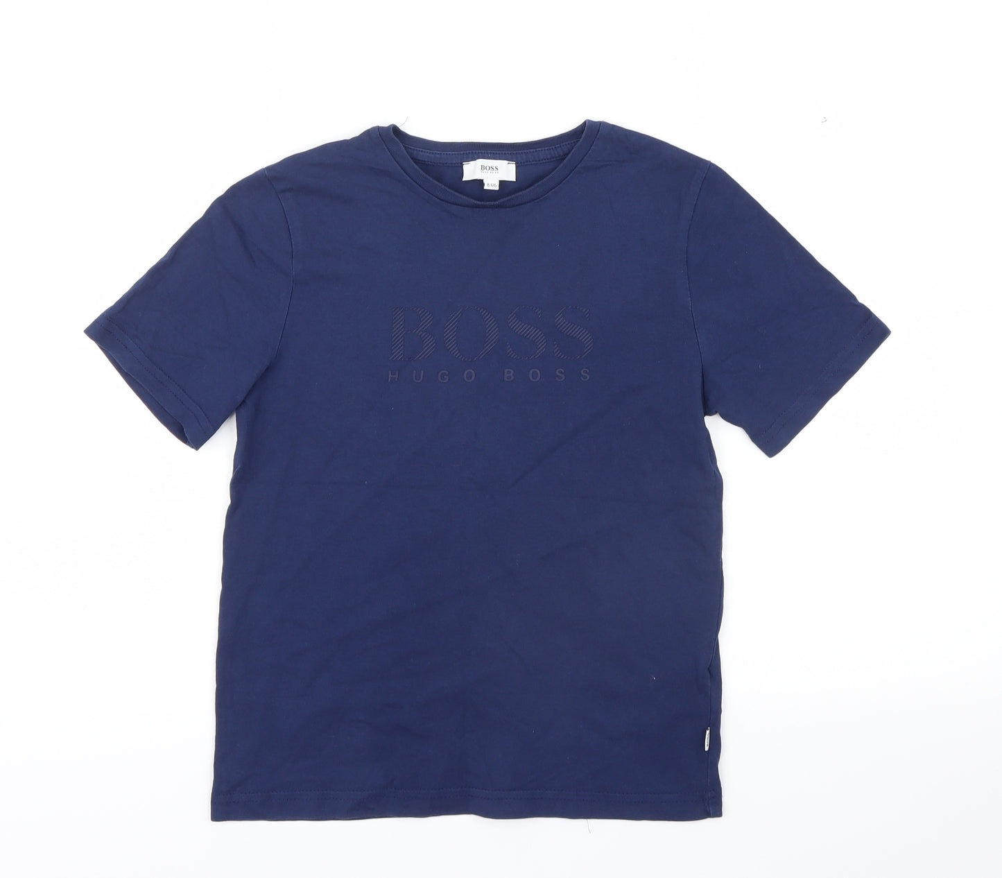 HUGO BOSS Boys Blue   Basic T-Shirt Size 8 Years