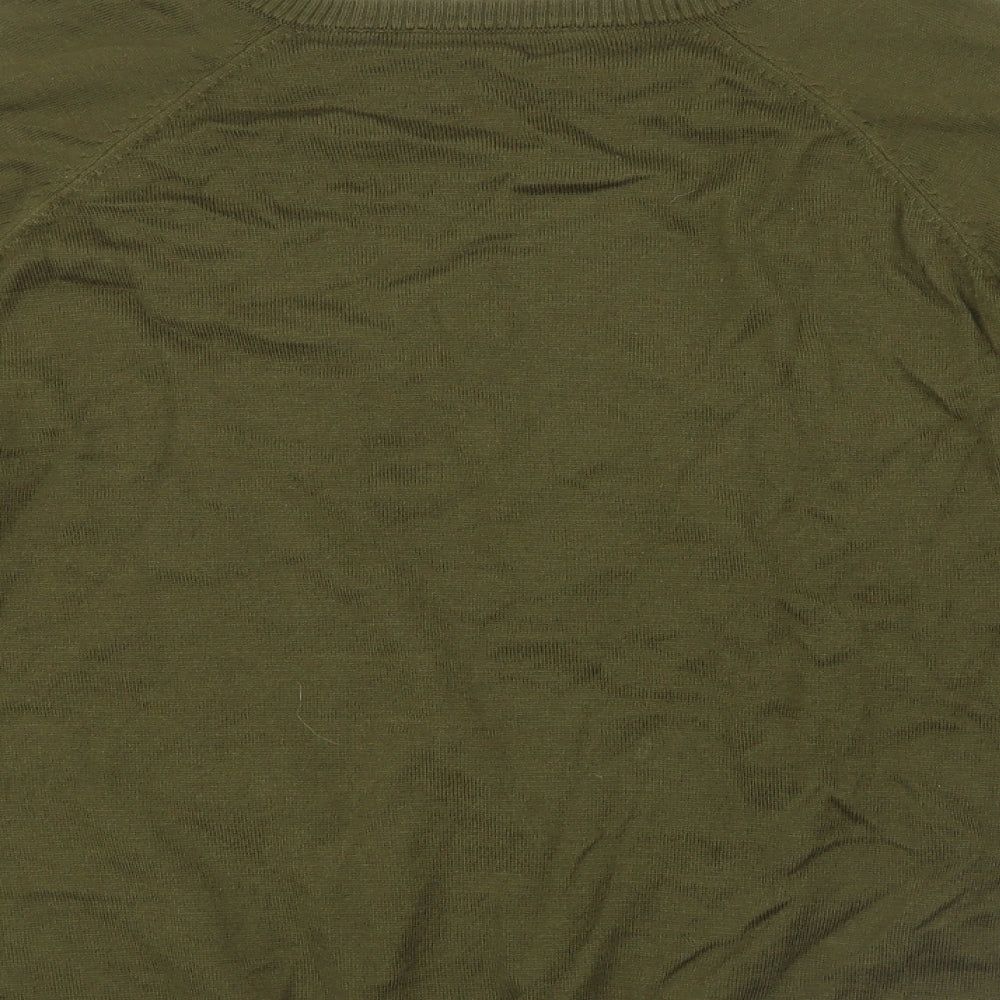 Simply Be Womens Green  Knit Pullover Jumper Size 12