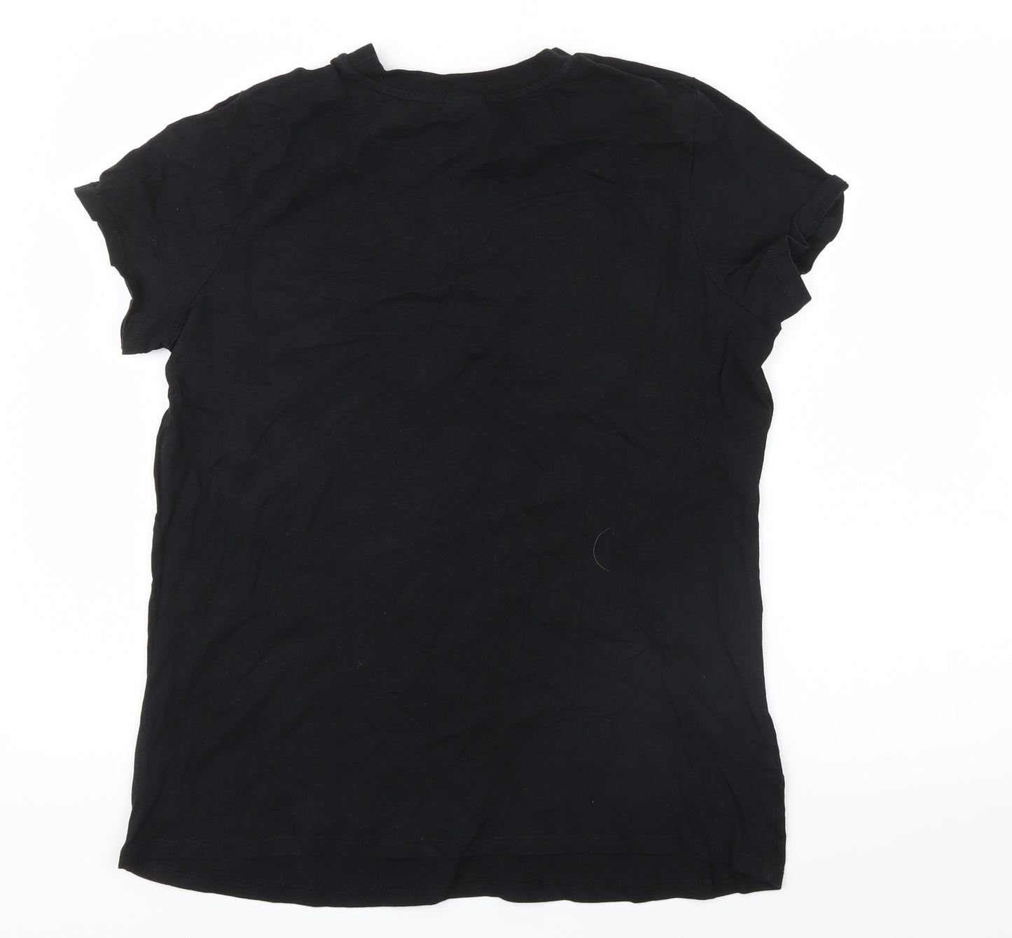 George Womens Black   Basic T-Shirt Size 16  - Minnie Mouse