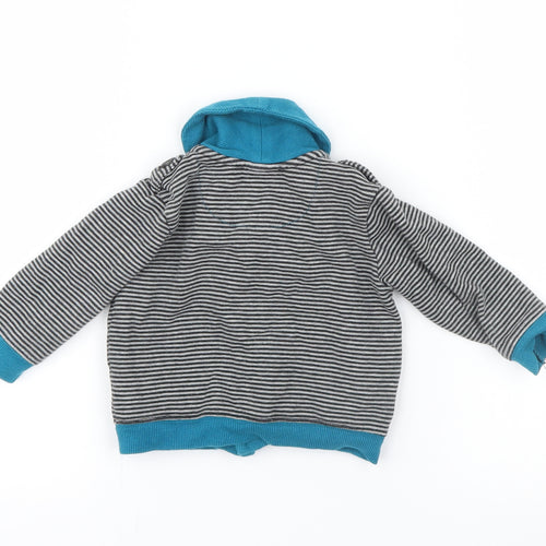 Ted Baker  Grey Striped  Jacket  Size 6-9 Months