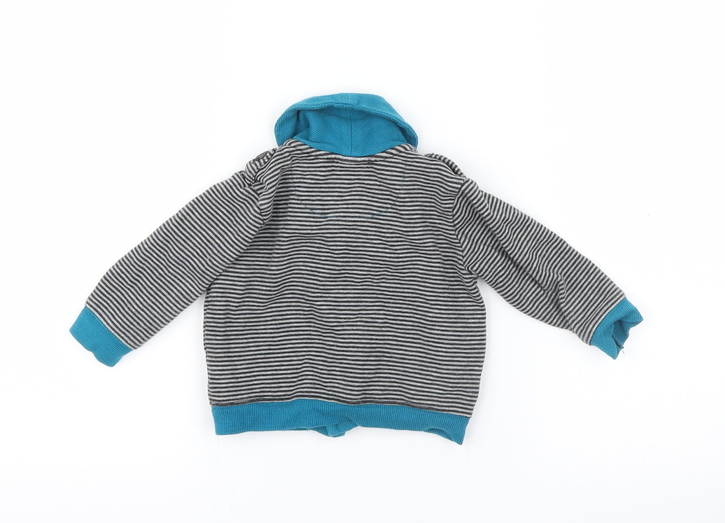 Ted Baker  Grey Striped  Jacket  Size 6-9 Months