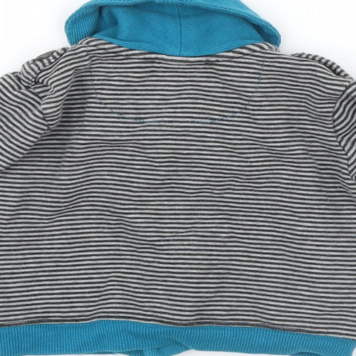 Ted Baker  Grey Striped  Jacket  Size 6-9 Months
