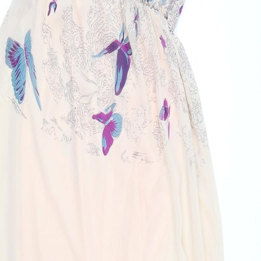 New York Laundry Womens Pink Geometric  Maxi  Size M