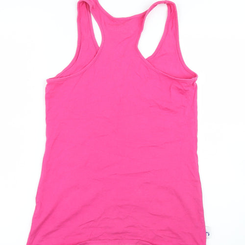 Cancer Research UK Womens Pink   Basic Tank Size 10  - Race For Life