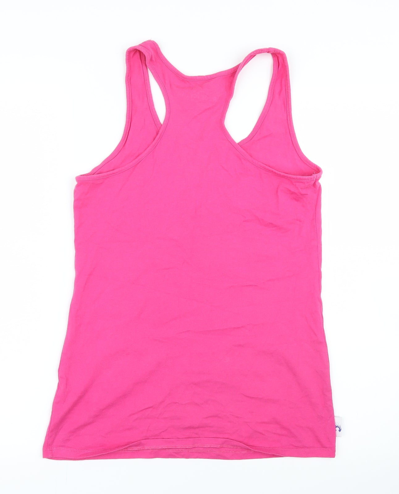 Cancer Research UK Womens Pink   Basic Tank Size 10  - Race For Life