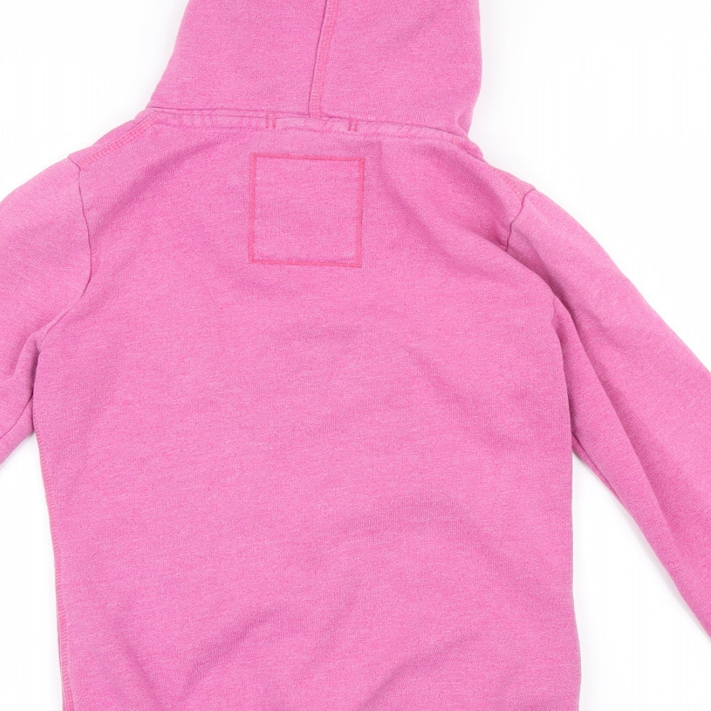 Superdry Womens Pink   Full Zip Hoodie Size S