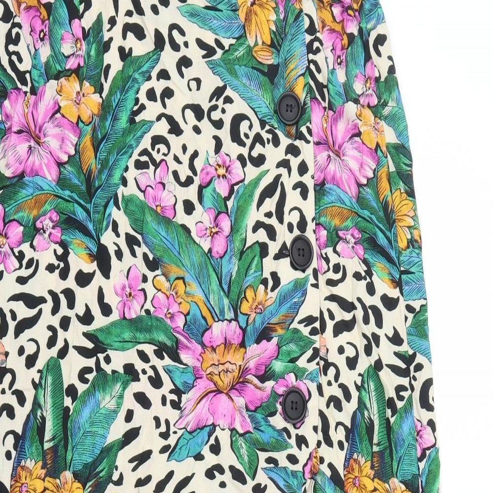 ASOS Womens Pink Geometric  Maxi Skirt Size 14