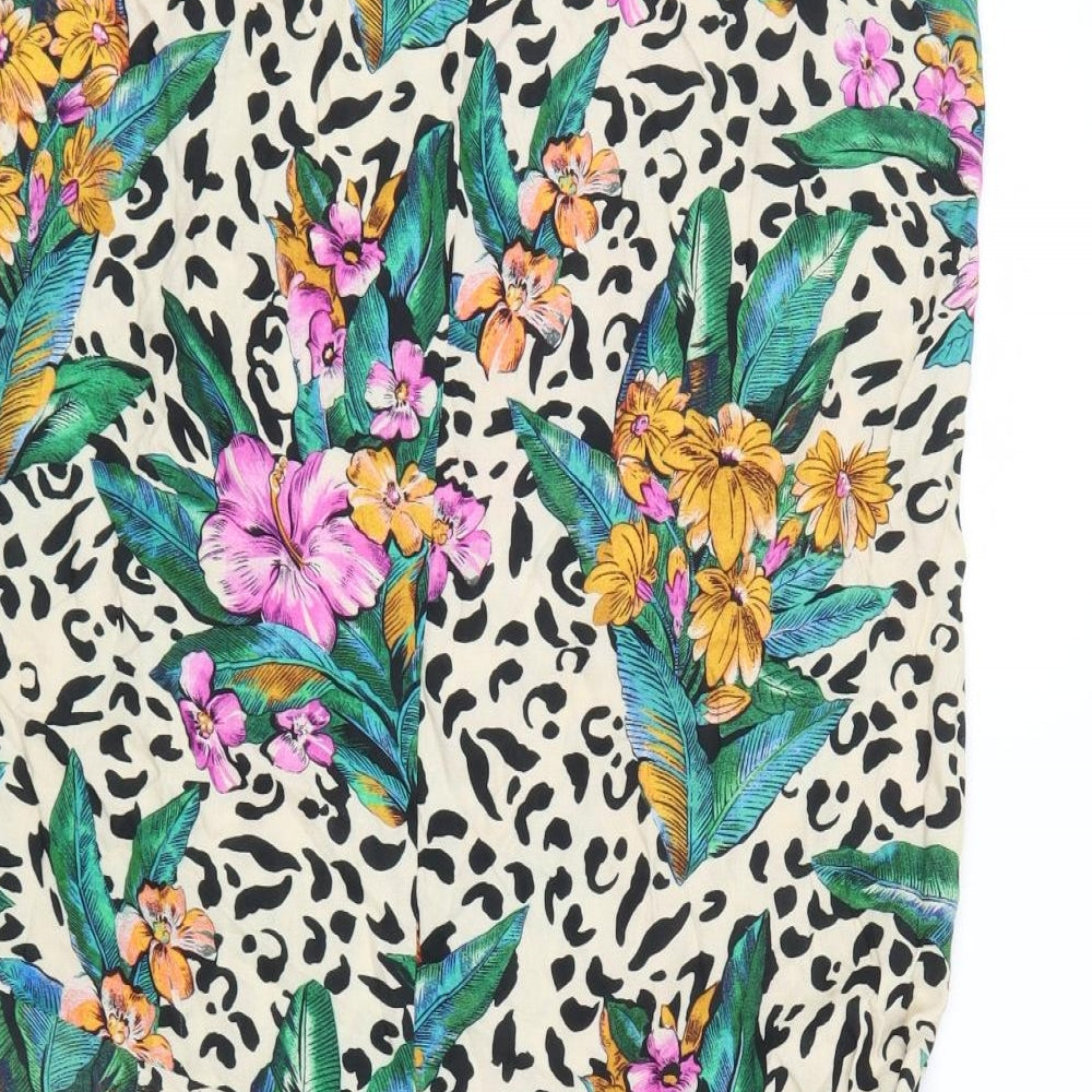 ASOS Womens Pink Geometric  Maxi Skirt Size 14