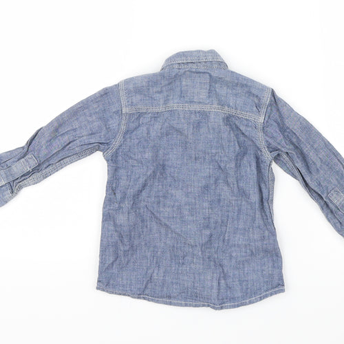 NEXT Boys Blue   Basic Button-Up Size 18-24 Months