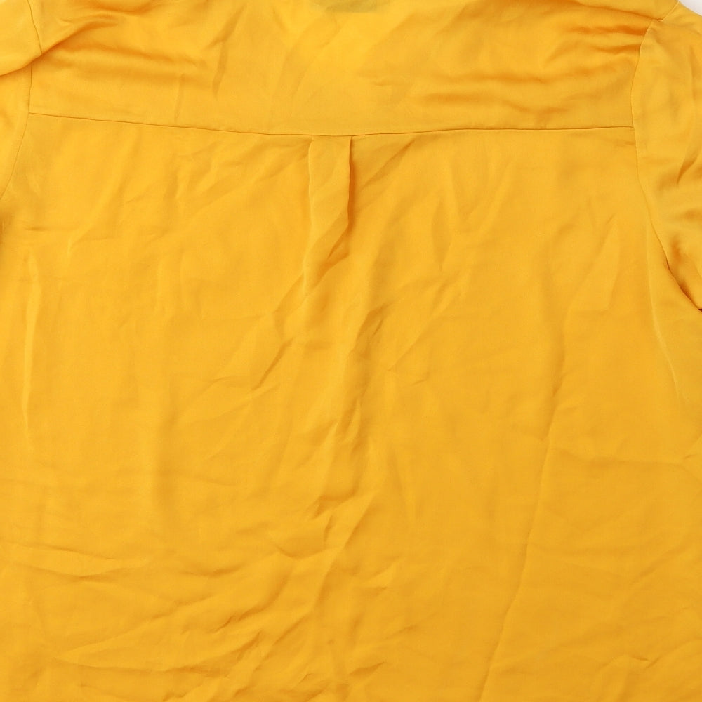 Soon Womens Yellow   Basic Blouse Size 18
