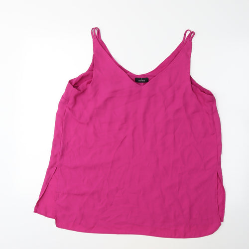 Papaya Womens Purple   Basic Blouse Size 18
