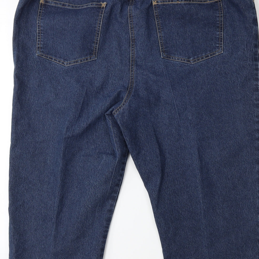 Bonmarché Womens Blue  Denim Cut-Off Shorts Size 20