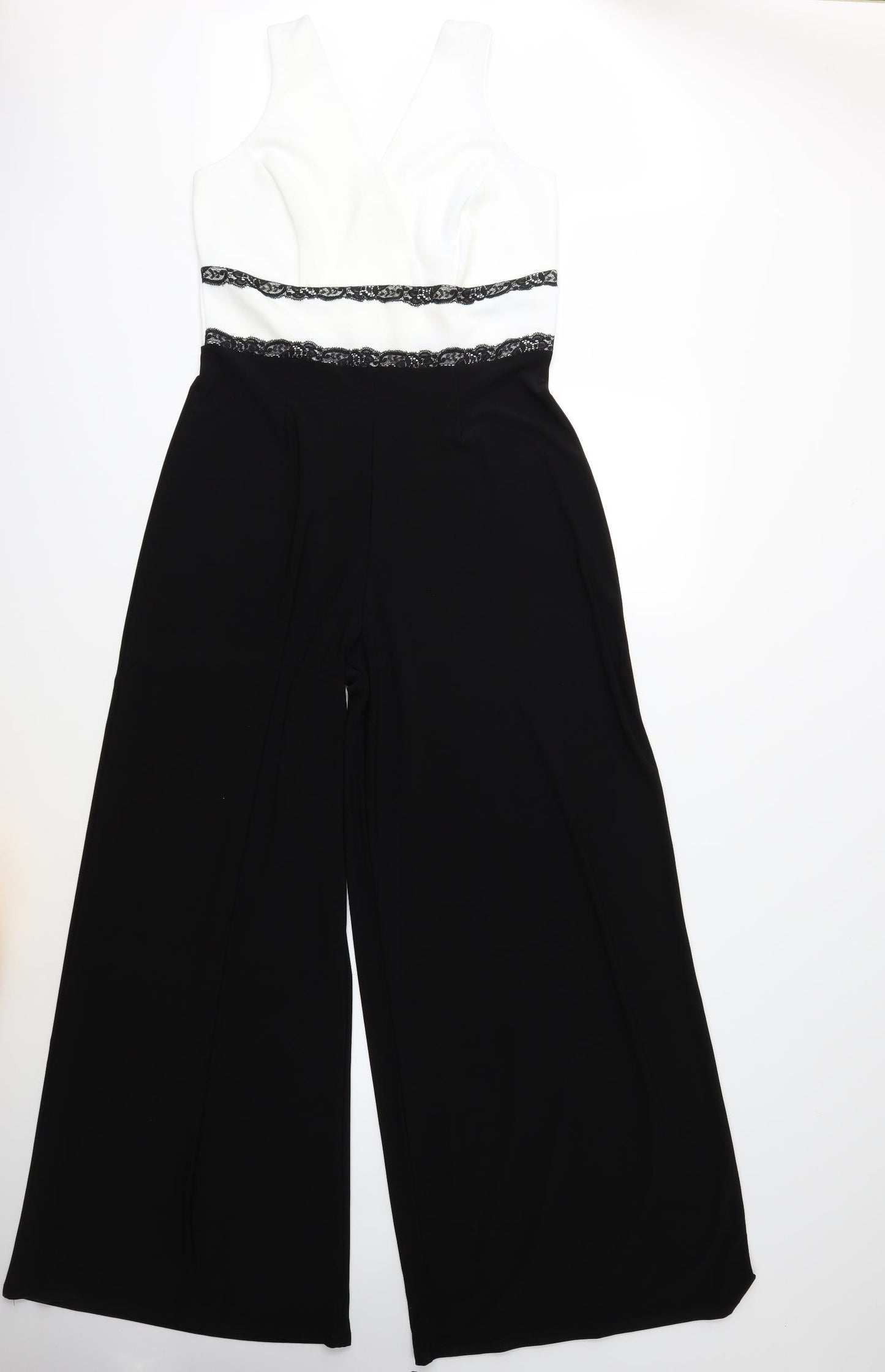 Quiz Womens Black   Jumpsuit One-Piece Size 16