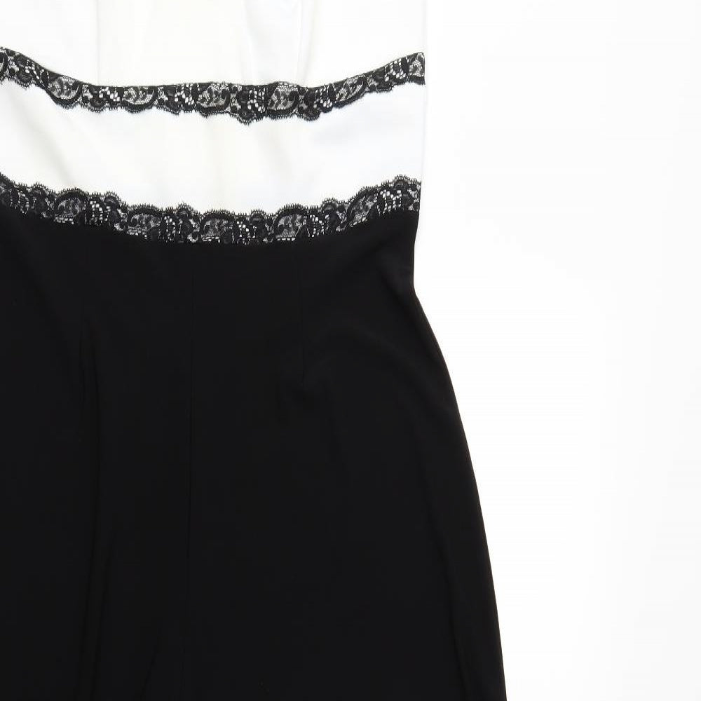 Quiz Womens Black   Jumpsuit One-Piece Size 16