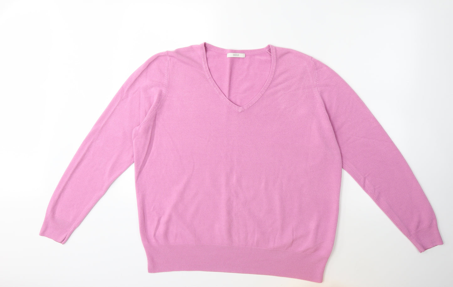 Marks and Spencer Womens Purple  Knit Pullover Jumper Size 22