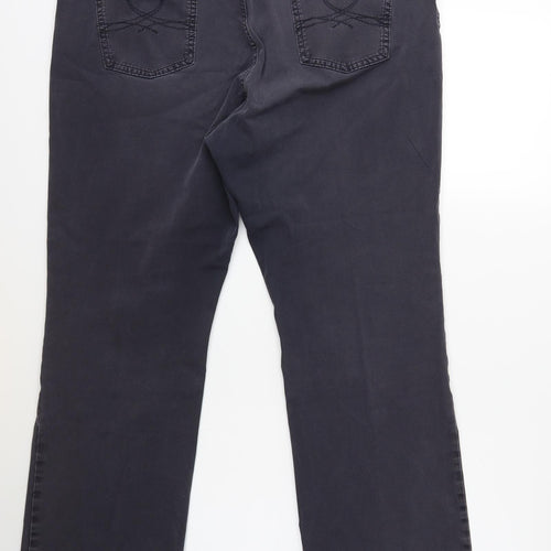 Marks and Spencer Womens Grey  Denim Bootcut Jeans Size 20 L26 in