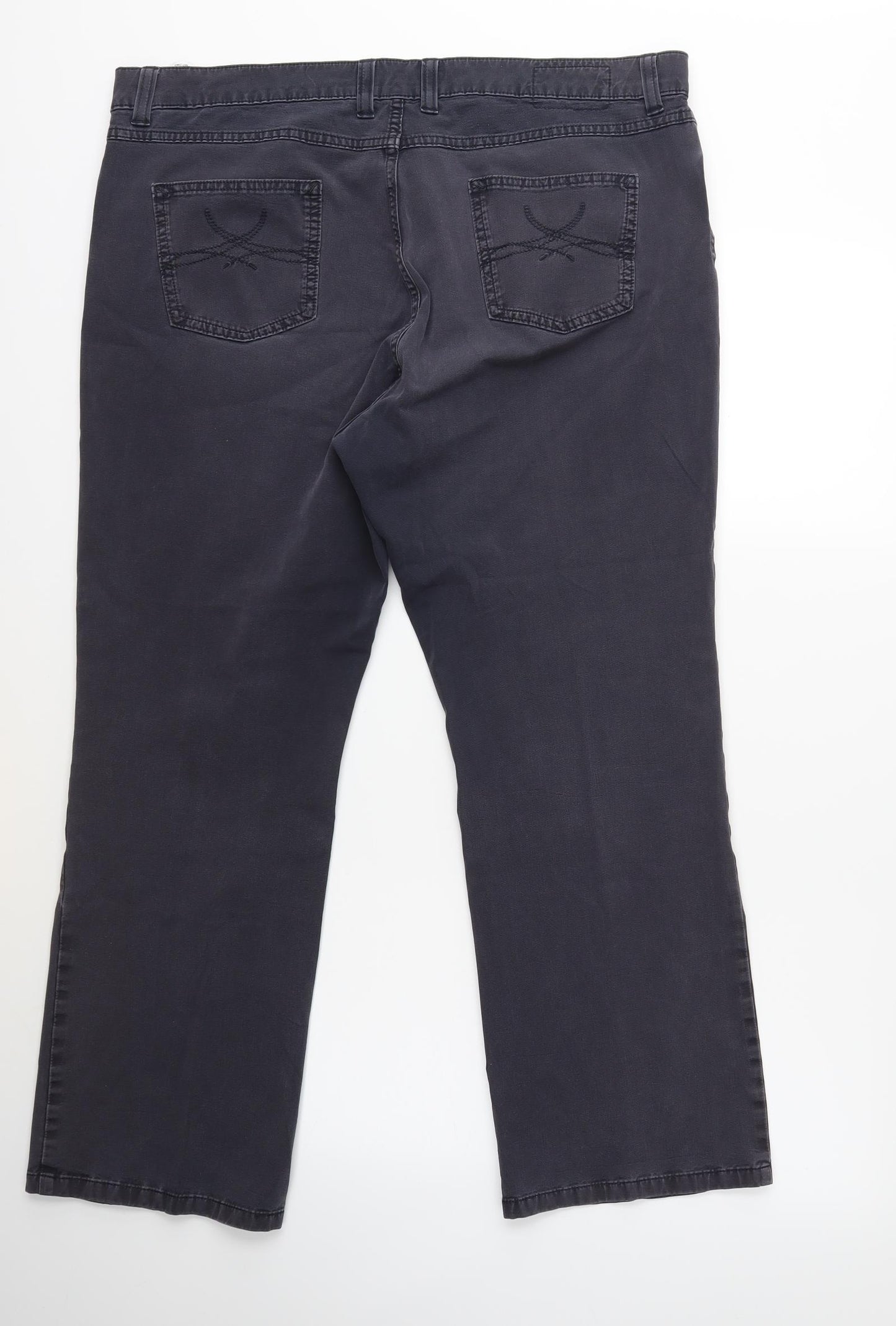 Marks and Spencer Womens Grey  Denim Bootcut Jeans Size 20 L26 in