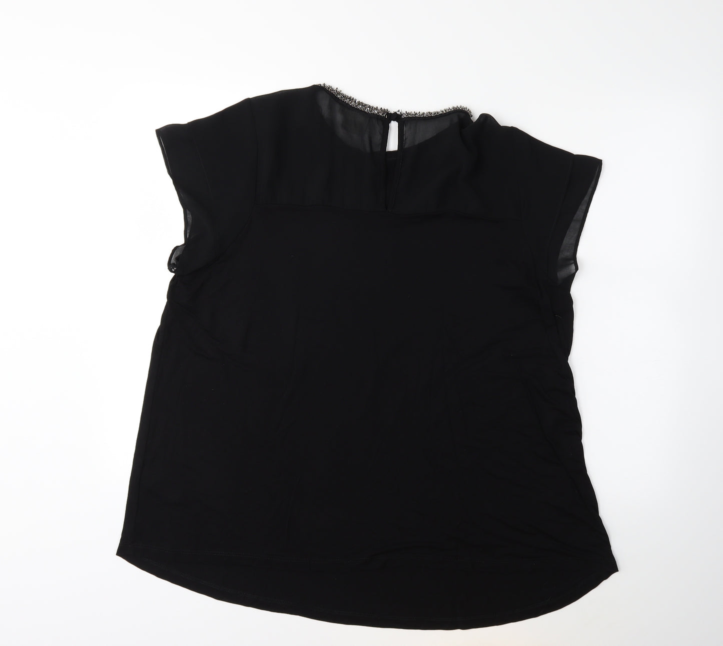 NEXT Womens Black   Basic T-Shirt Size 22